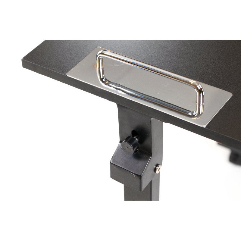Jalaina Metal Base Credenza Desk, Black