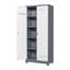 Armoire de rangement en métal, armoire à outils de nettoyage avec porte verrouillable, grande armoire de rangement, armoire d'entrée-108813420