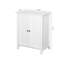 Armoire de rangement pour salle de bain avec porte double et tablette réglable pour salle de bain