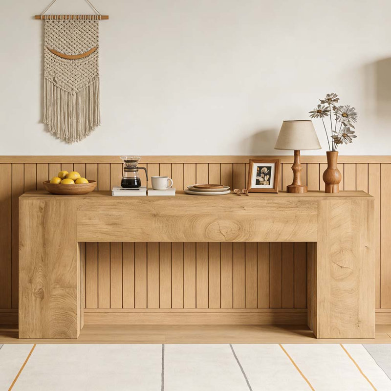 Console Table,Wooden Hallway Table, Wood