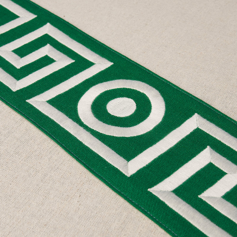 Ruban plat Schumacher x Mary Mcdonald, Vert