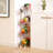 Multi-Tier Rolling Storage Cart with Wheels – 4-Tier Plastic Utility Organizer for Bathroom, Kitchen, Bedroom, Office, Pantry, or Laundry Room, Clear-93655898-93655900