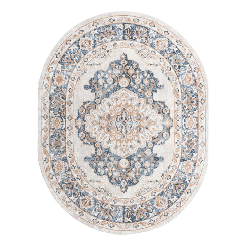 Oriental Indoor Rug, Oval 8' x 10'