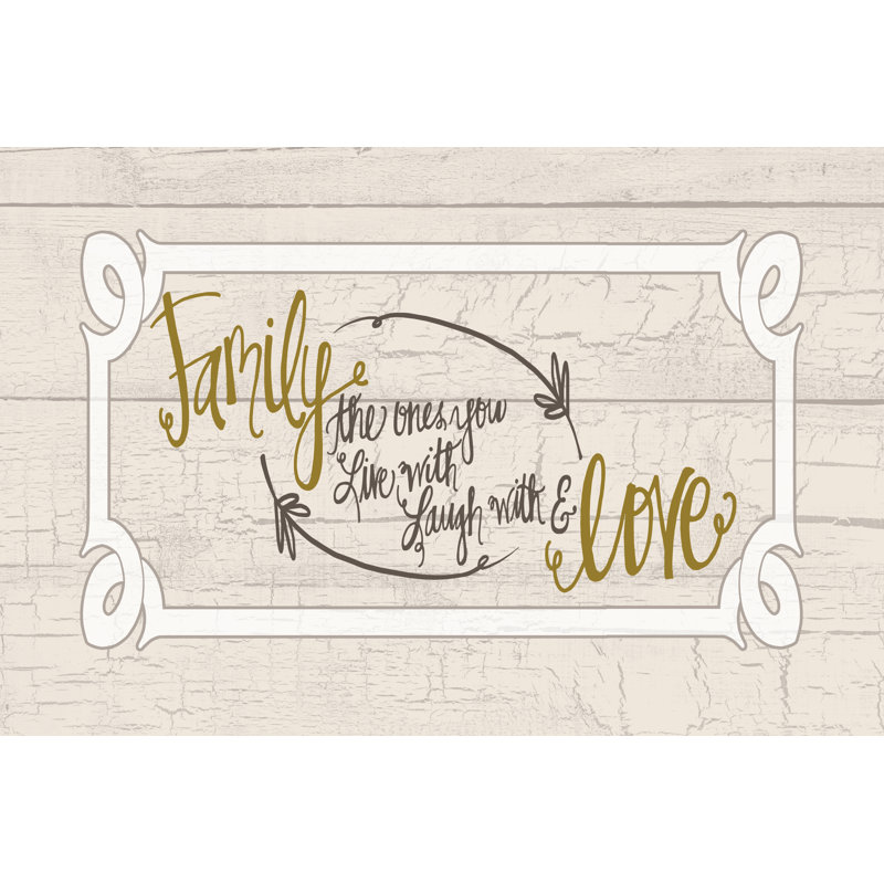 Family Love 2 - Wrapped Canvas Print, 51cm H x 76cm W x 3.8cm D