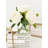 Rose Peony Arrangement, Artificial Faux Table Centerpiece-1623004992