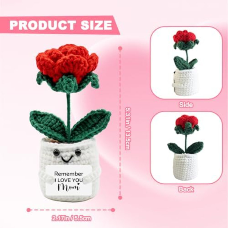 Décoration de fête des mères Mini Crochet Mini