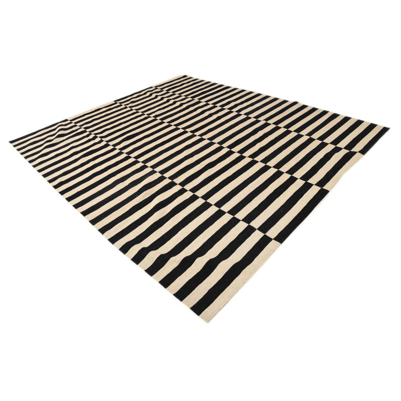 Tapis noir et blanc Natale