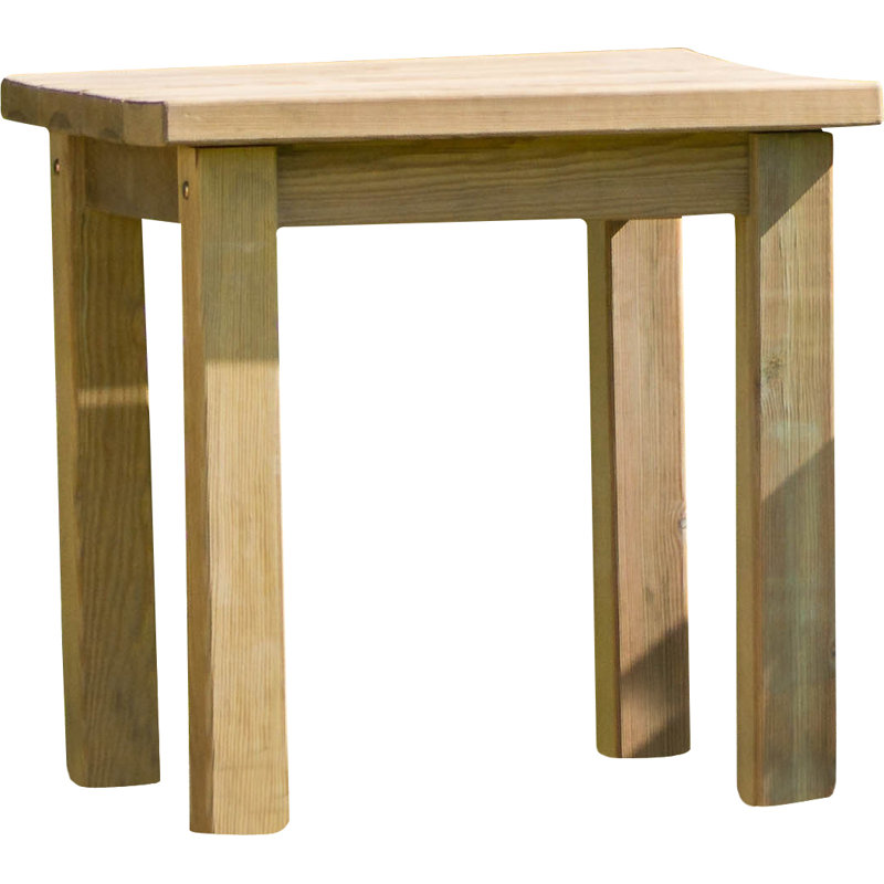 North Attleborough Square Outdoor Side Table , 60cm cm W 60cm cm D