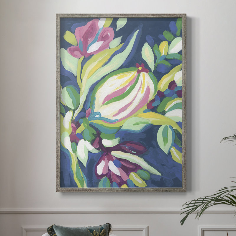 Blue Tropics III, reproduction encadrée - bois massif, H 11 po x l 9 po