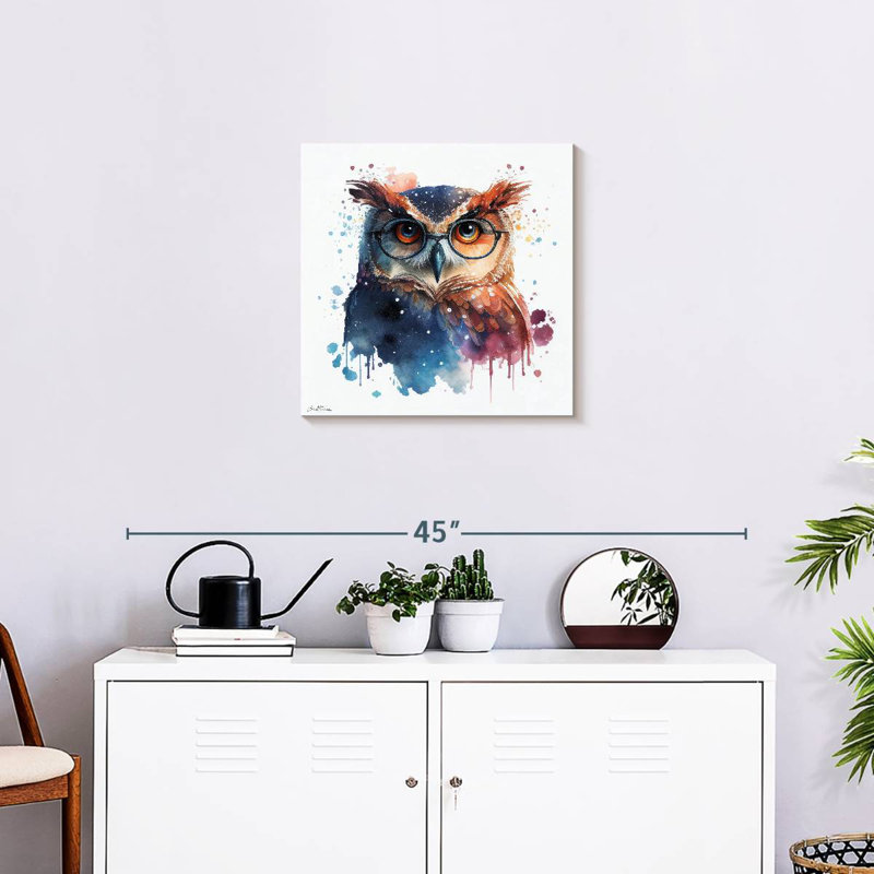 Hibou mignon Brampt - Ben Heine, H 20 po x l 20 po