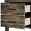 Table de chevet 2 tiroirs Mader