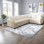 Canapés à compression, canapé-lit Sherpa de 115 po avec rangement, maison moderne
