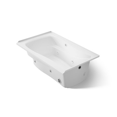 Mariposa 60" x 36" Drop In Whirlpool Bathtub
