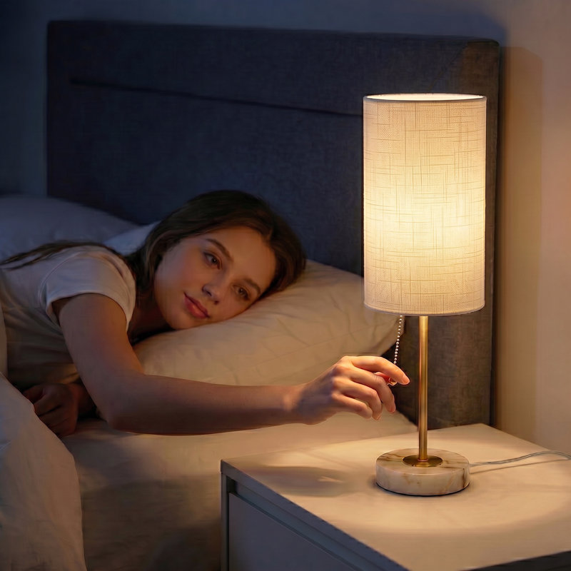 Haymer Table Lamp, White