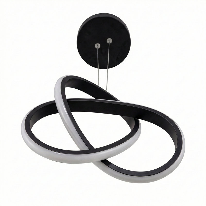 Lustre contemporain DEL Infinity, Encre