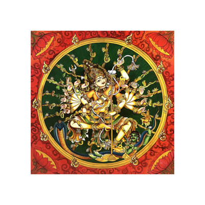 Depiction Of Nataraja | Acrylic On Canvas | By Ramesh Talabathula