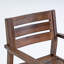 Ensemble de 2 chaises de salle à manger en bois-2087612026
