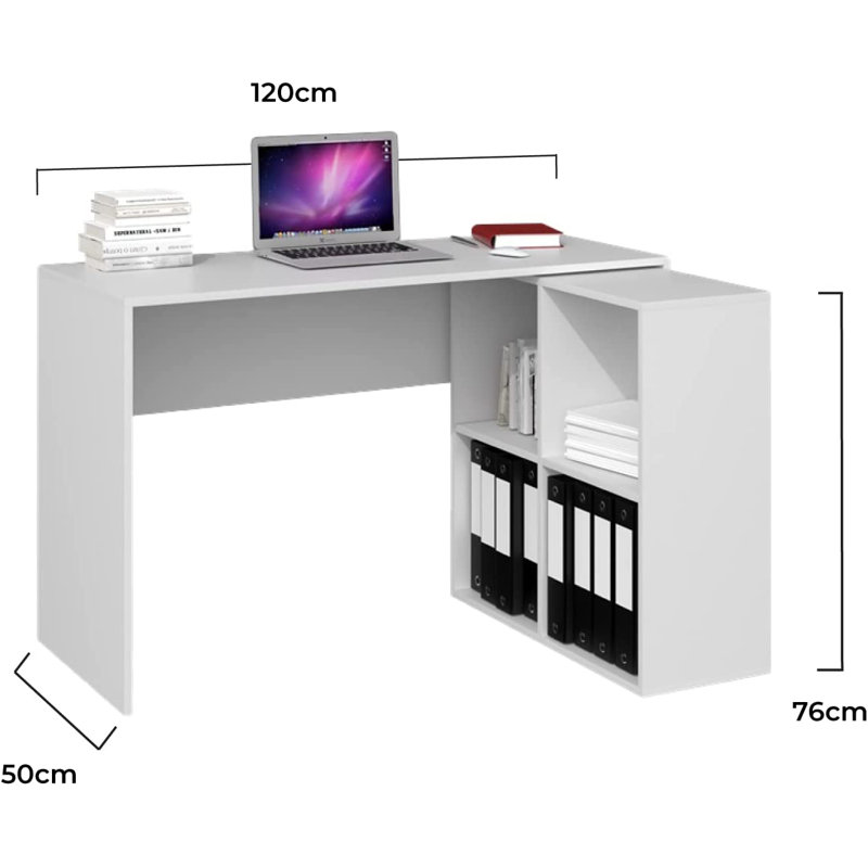 Konca L-Shaped Writing Desk