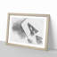 The Ace of Spades in Abstract - Picture Frame Graphic Art Print-55729595-55729596