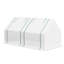 Serre transparente 6 pi x 3 pi, acier, 2 housses en PE / plastique, fenêtres pour utilisation dans une serre portative de jardin 3 pi, transparent, housses et multi-usages
