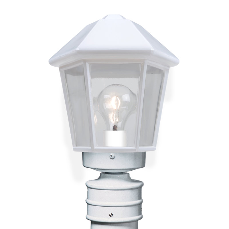 Tête de lanterne 1 lumière Donnie Classic, Blanc