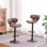Tabouret de bar pivotant ajustable Masaccio