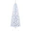 Arbre de Noël au crayon 6 pi, sapin de Noël artificiel non éclairé avec branches réalistes, sapin de Noël avec 618 pointes, blanc-188846139-188846136