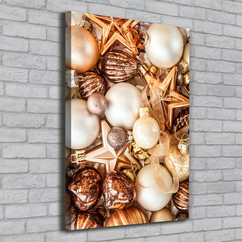 Christmas Decorations - Wrapped Canvas Print