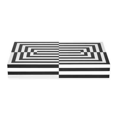 Op Art Jonathan Adler Acrylic Backgammon