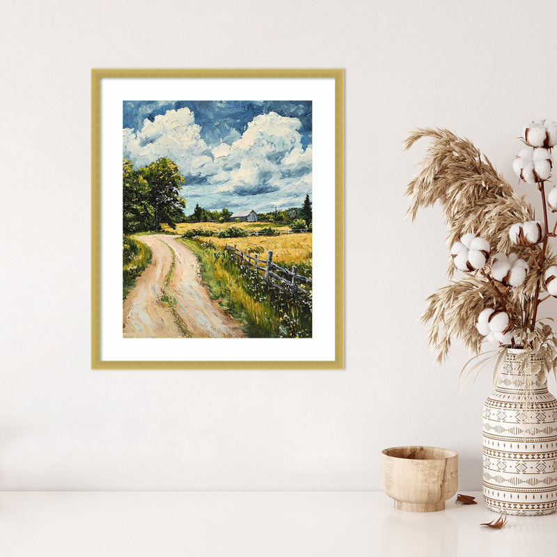 Impression sur bois Impasto, H 25 po x l 21 po