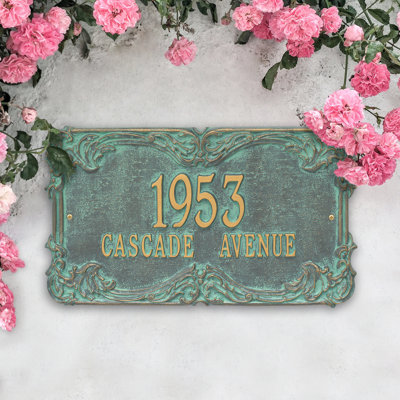 Signature Series 2-Line Wall Address Plaque