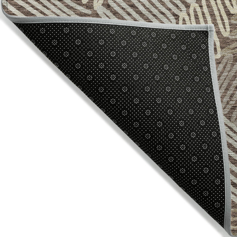 Maliana Washable Floral Indoor / Outdoor Rug, Rectangle 9' x 12'