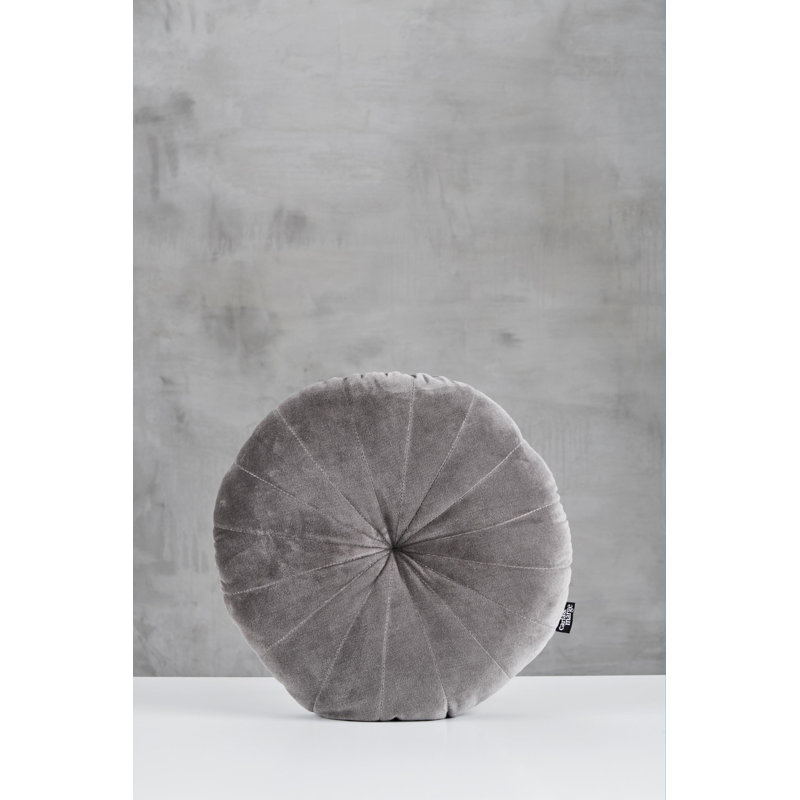 Circular Throw Cushion, Taupe