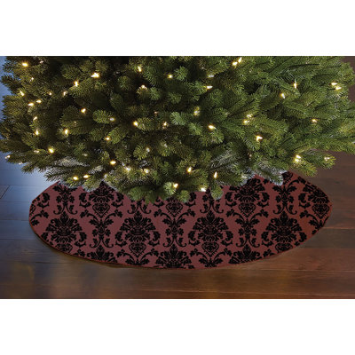 Jupe d'arbre de Noël 58 po Popeline