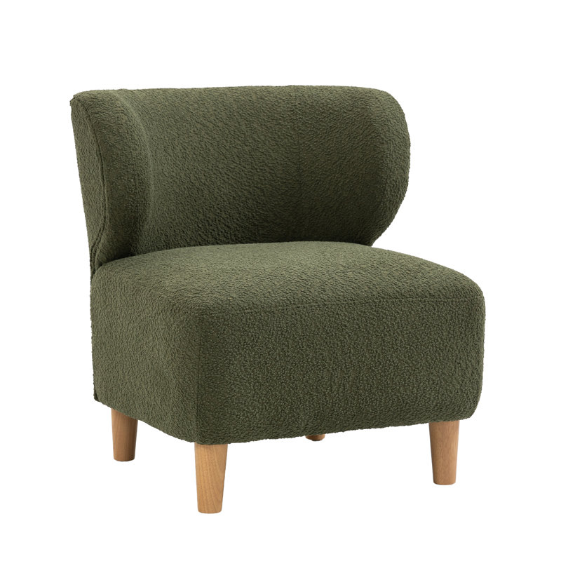 Jann 74cm Wide Bedroom Chair, Green