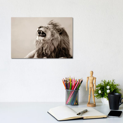 Lion by Goran Anastasovski - Wrapped Canvas Print