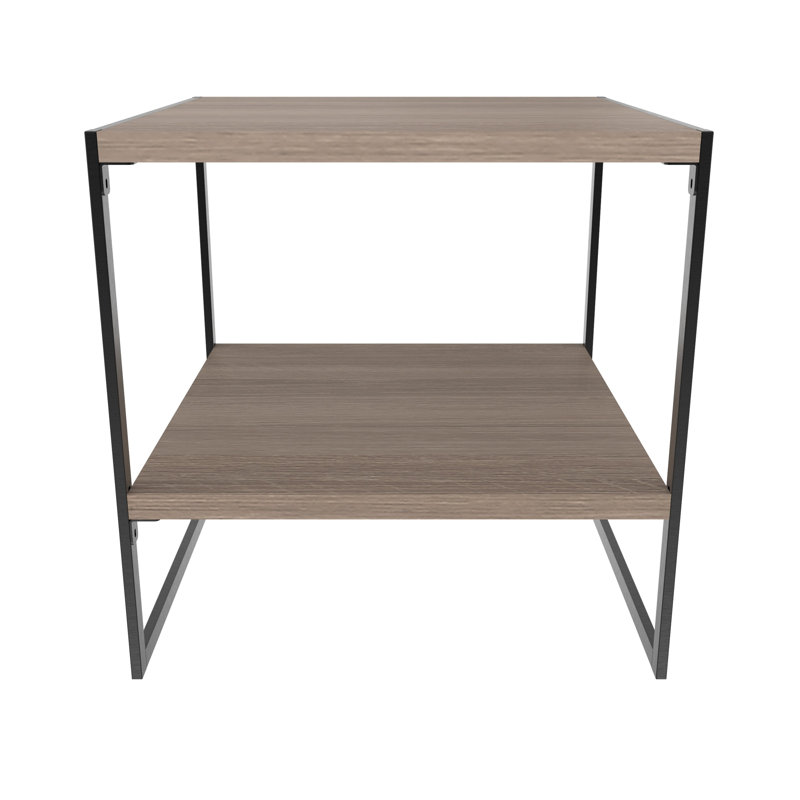 Table de bout ClosetMaid, Noir, Gris patiné