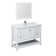 Manchester 48" Freestanding Shaker-Style Single Sink Bathroom Vanity Set with Mirror