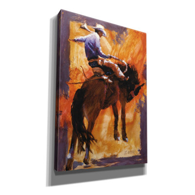 «Up In Front» par J.E. Knauf, art mural sur toile