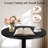 Jakab Round Metal Base Dining Table