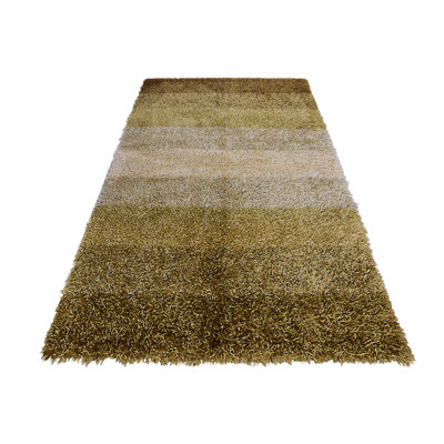 Kerala Rectangle 170 cm x 240 cm Striped Hand Woven Shag