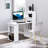 Ternes 47" Writing Table with Bookshelf, Desk with 6-Tier Storage Shelves-942987810