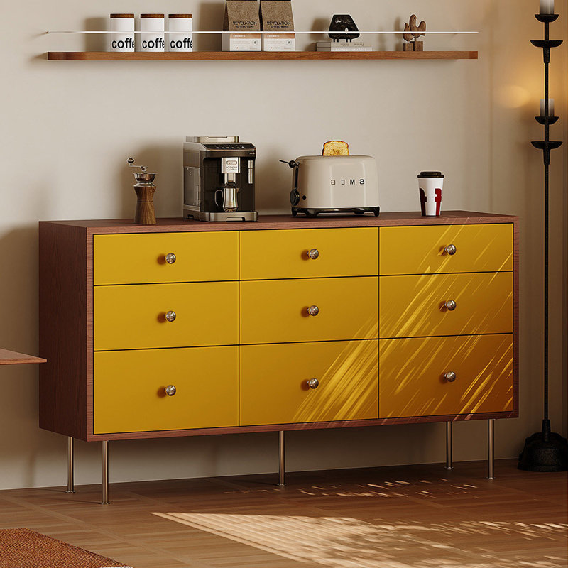 Buffet de style rétro moderne, Brown/Yellow