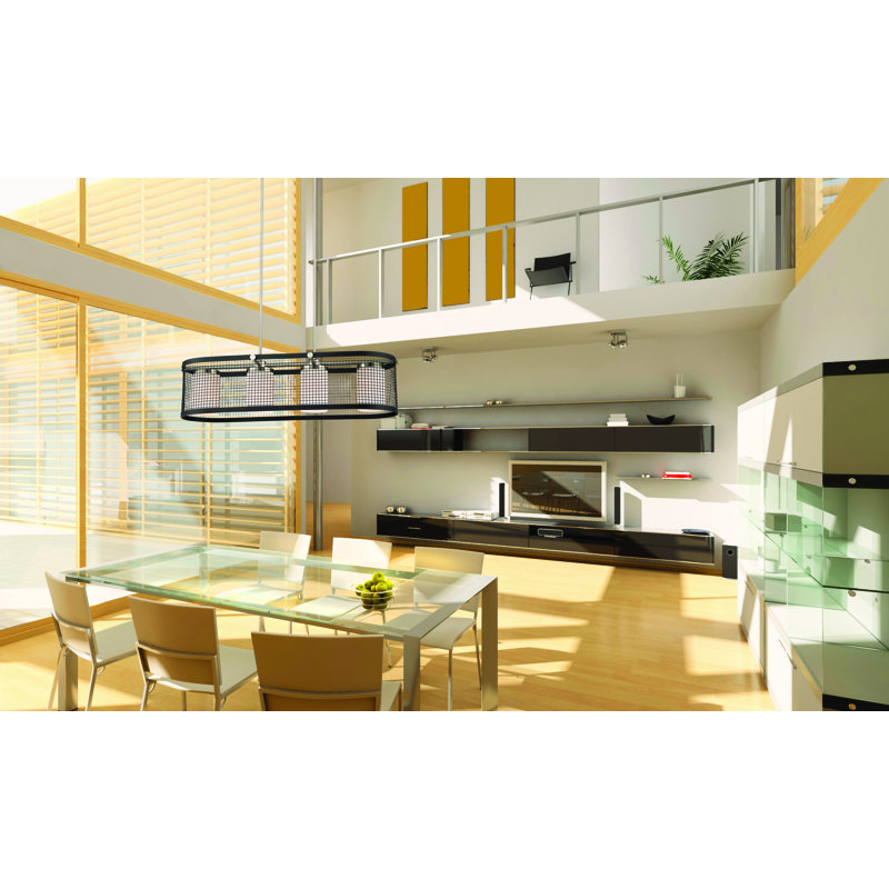 Didama 4 - Light Dimmable Drum Chandelier