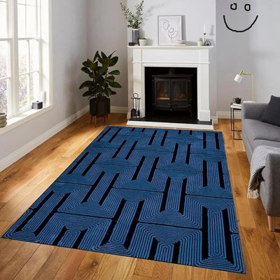 New Stylish Geometric Area Rug Abstract Textured Carpet For Living Room Bedroom Special Size Long Hallway Floor Mats Small Door Mats