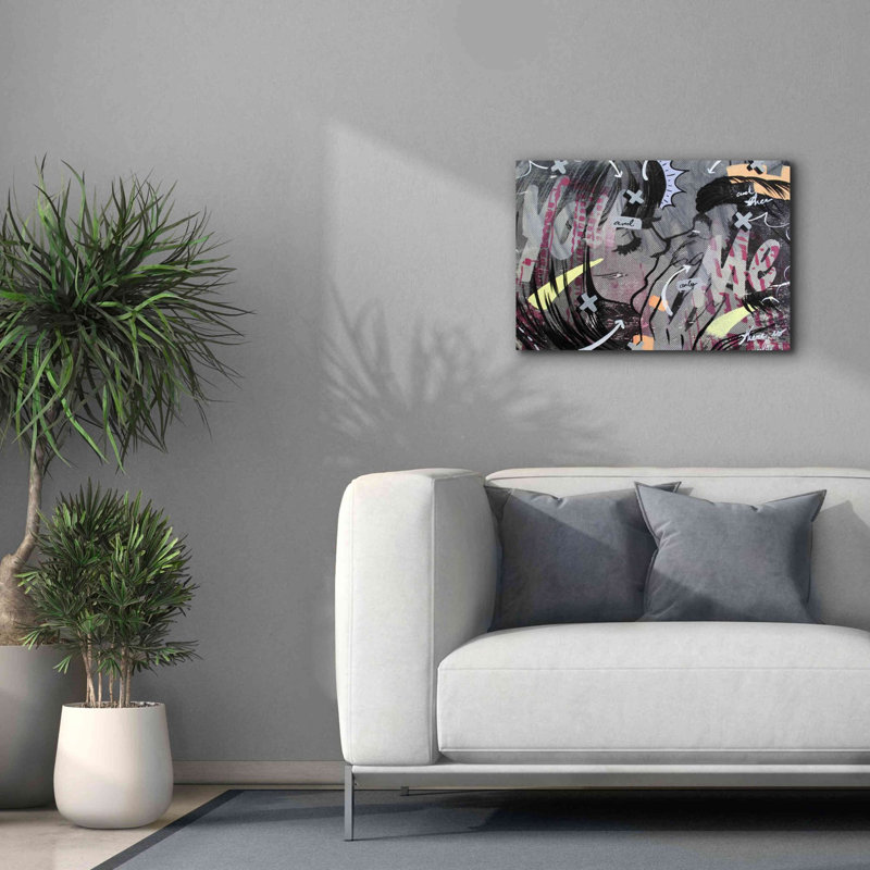 «And Only» par Dan Monteavaro, estampe numérique sur toile, H 18 po x l 26 po x P 0,75 po