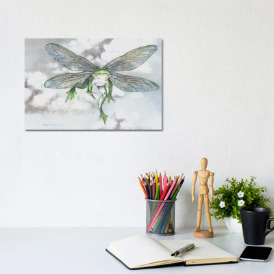 Ribbit by Maggie Vandewalle - Wrapped Canvas Print