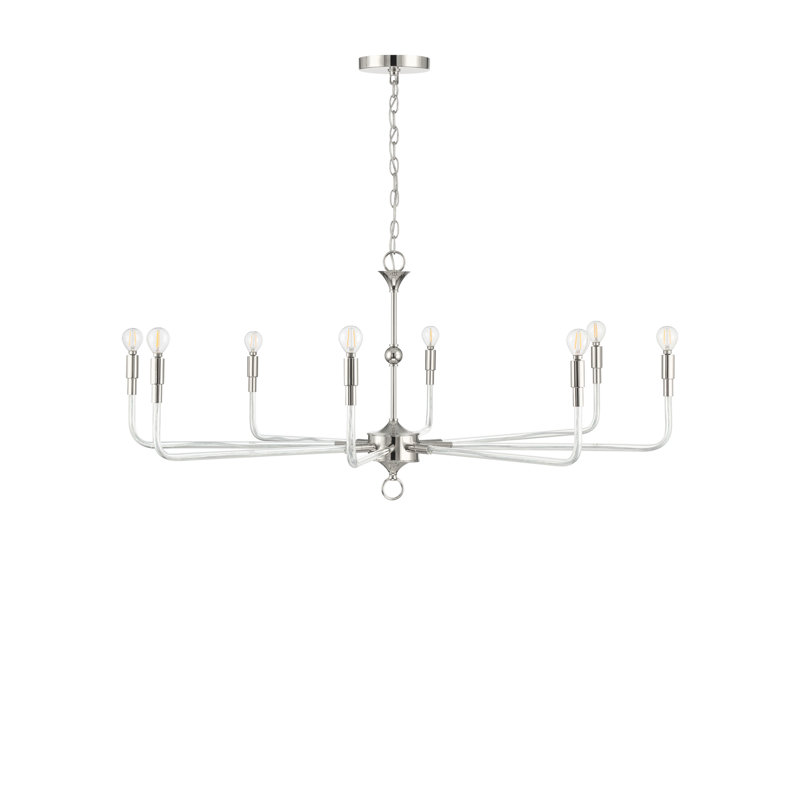 8 - Light LED Chandelier