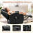 Recliner Chair,Recliner With Heat And Massage, 360°Swivel Recliners, Rocker Recliner With Cup Holders And Side Pockets-2027358179