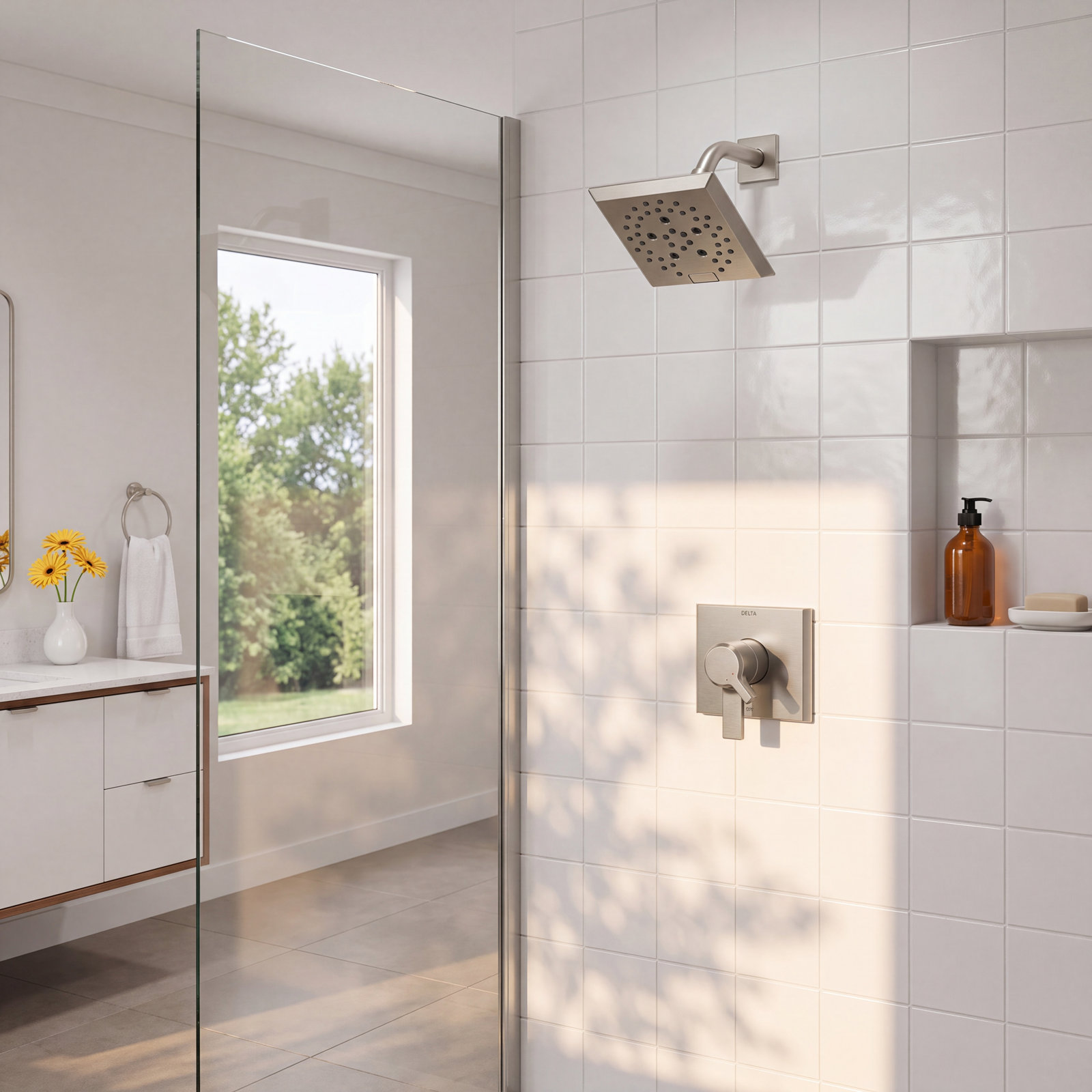 Pivotal® H2Okinetic® Shower Faucet, Brushed Nickel